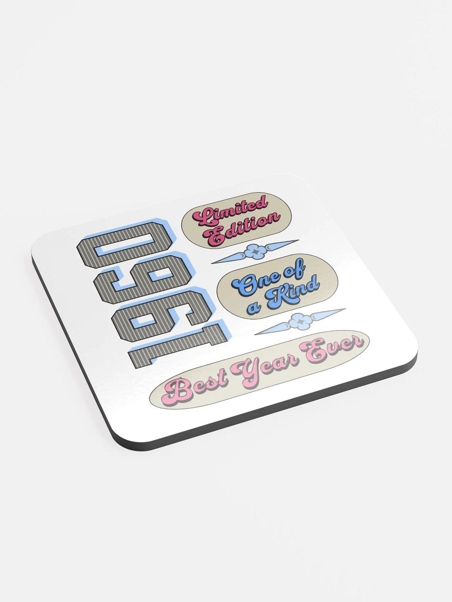 Best Year Ever 1960 Limited Edition Cork Coaster Set product image (2)