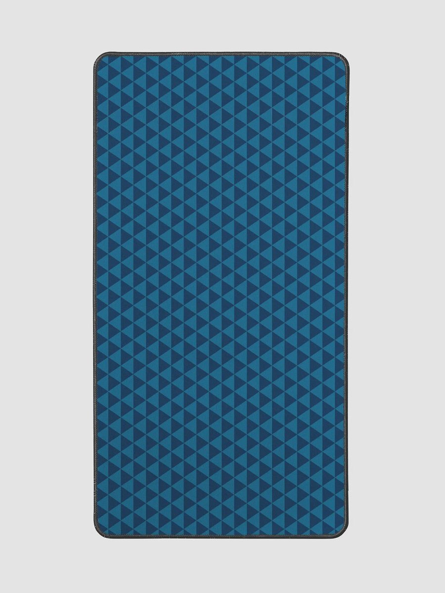 Blue Triangles Pattern Deskmat product image (2)