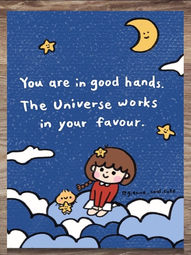 The Universe works in your favour | Positivity Card product image (1)