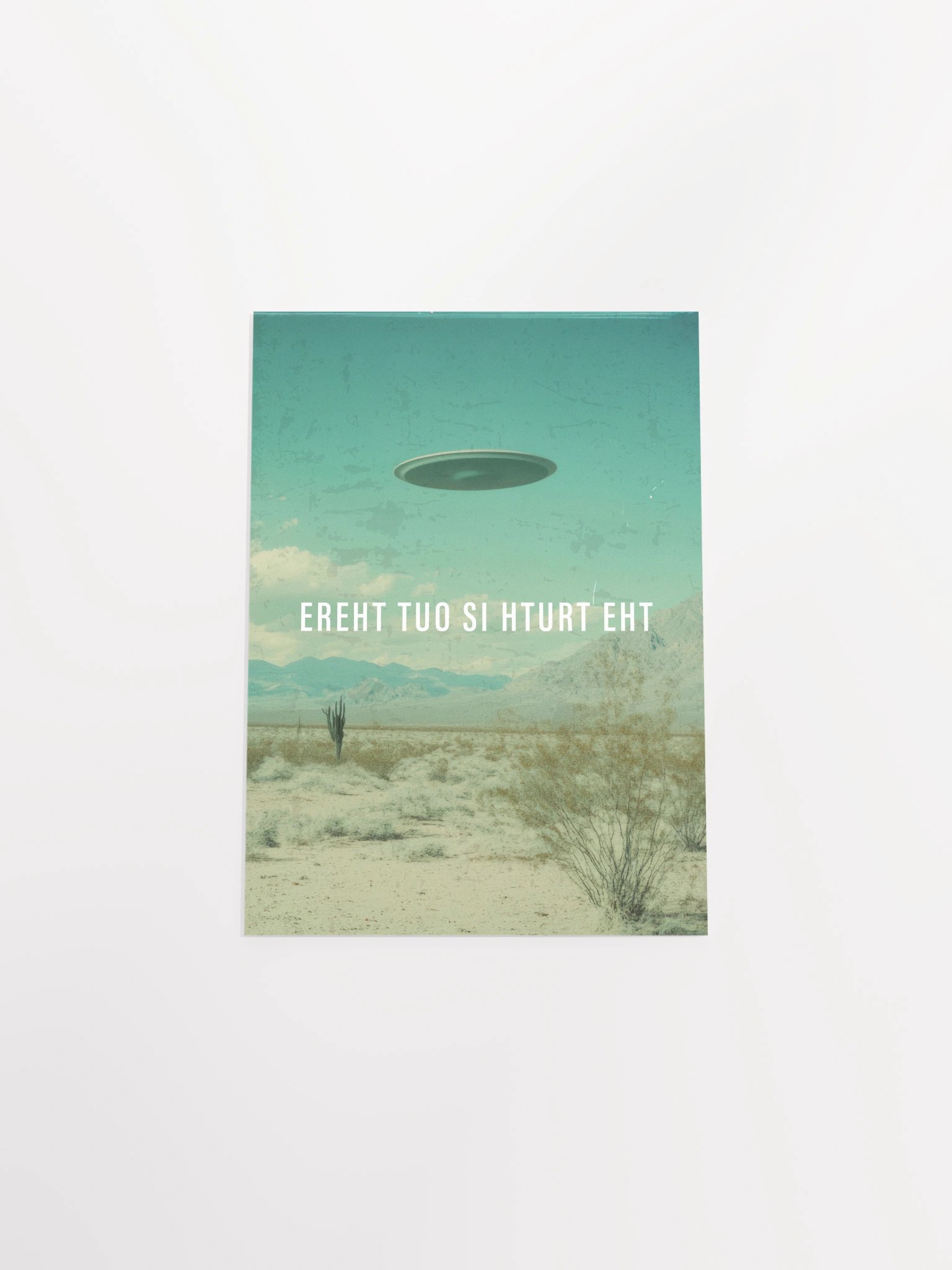 erehT tuO si hturT ehT/The X-Files poster, S09E04 tagline, 2001 — sci-fi poster product image (9)