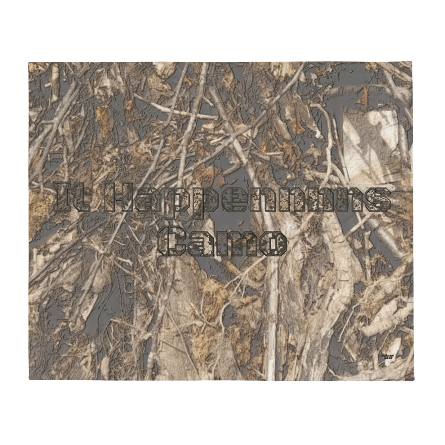 Throw Blanket - Dead Split - It Happennnns Camo product image (1)