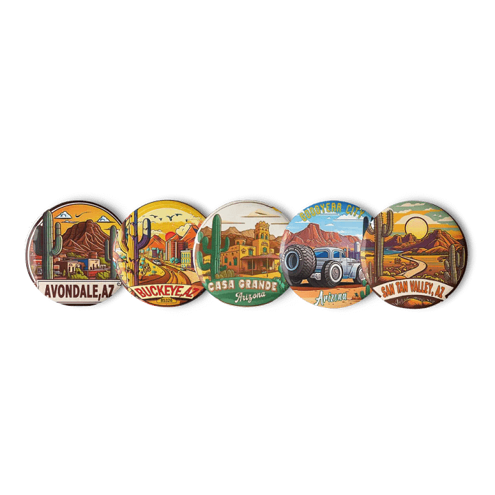 Arizona State - Set Of 5 Pins product image (1)