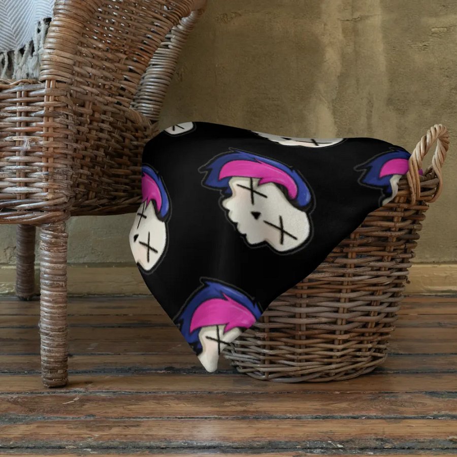 Hybrid Skull Throw Blanket product image (10)