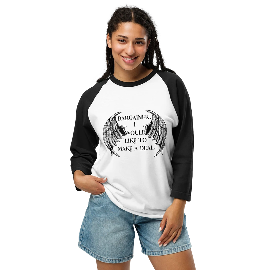 Bargainer Calling Card Fine Jersey Raglan Tee product image (38)