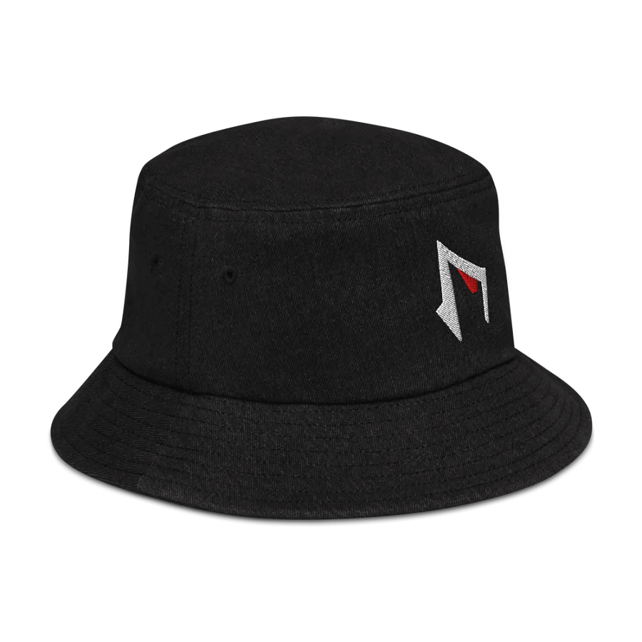 Geometric Fusion Denim Bucket Hat product image (3)
