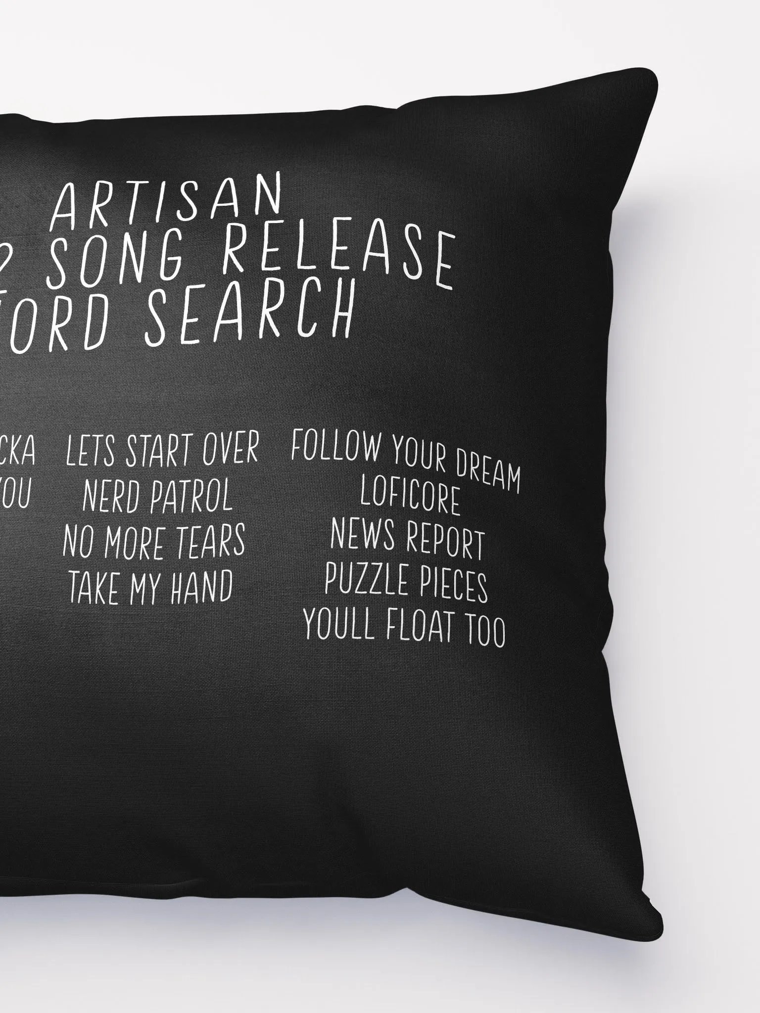 2022 Song Release Word Search Pillow product image (5)