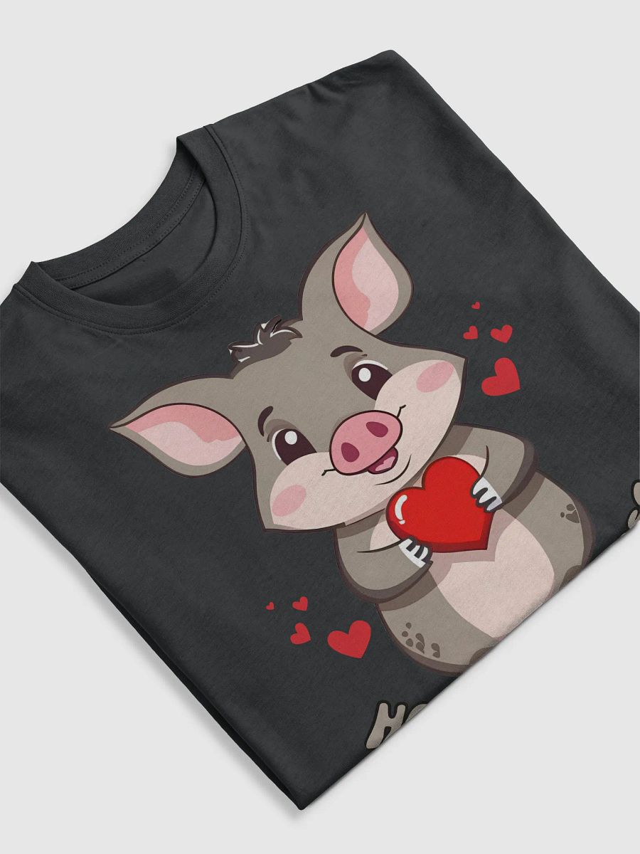 Hogs and Kisses Cute Valentine's Day T-shirt product image (5)