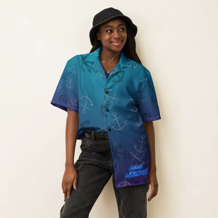Button Up Anchor Blue product image (6)