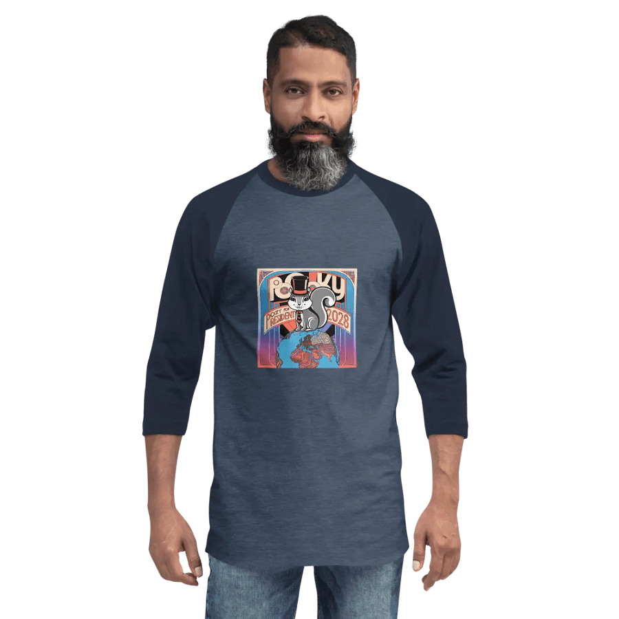 pooky for President 2028 Raglan Tee product image (2)