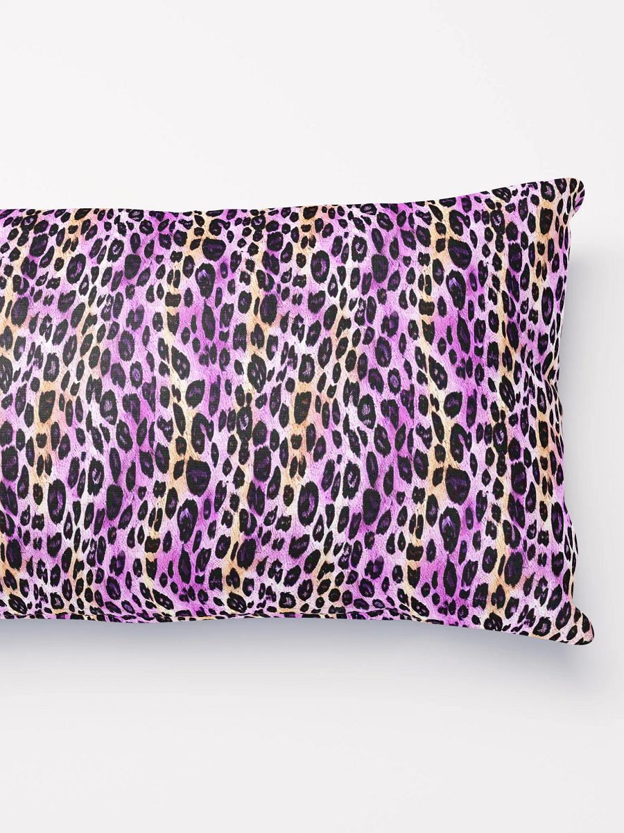 Purple Beige Leopard Pillow product image (5)