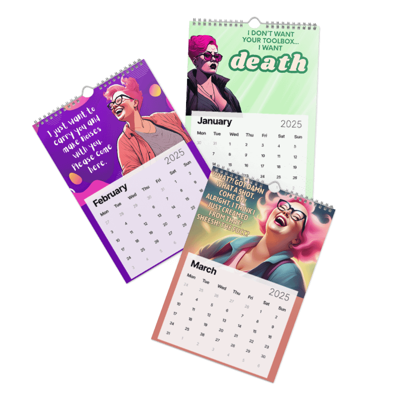 NeonHalo Unexplained and Unhinged Calendar 2025 product image (5)