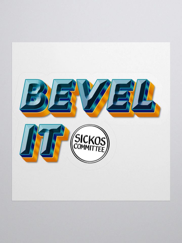 BEVEL IT Kiss Cut Stickers - 3 Sizes product image (2)
