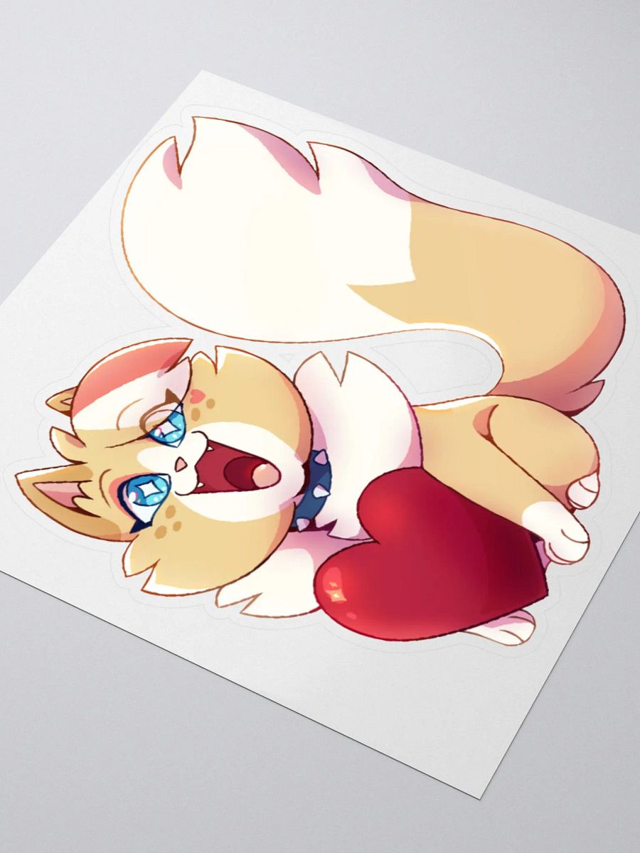 Cream Valentines Sticker product image (8)
