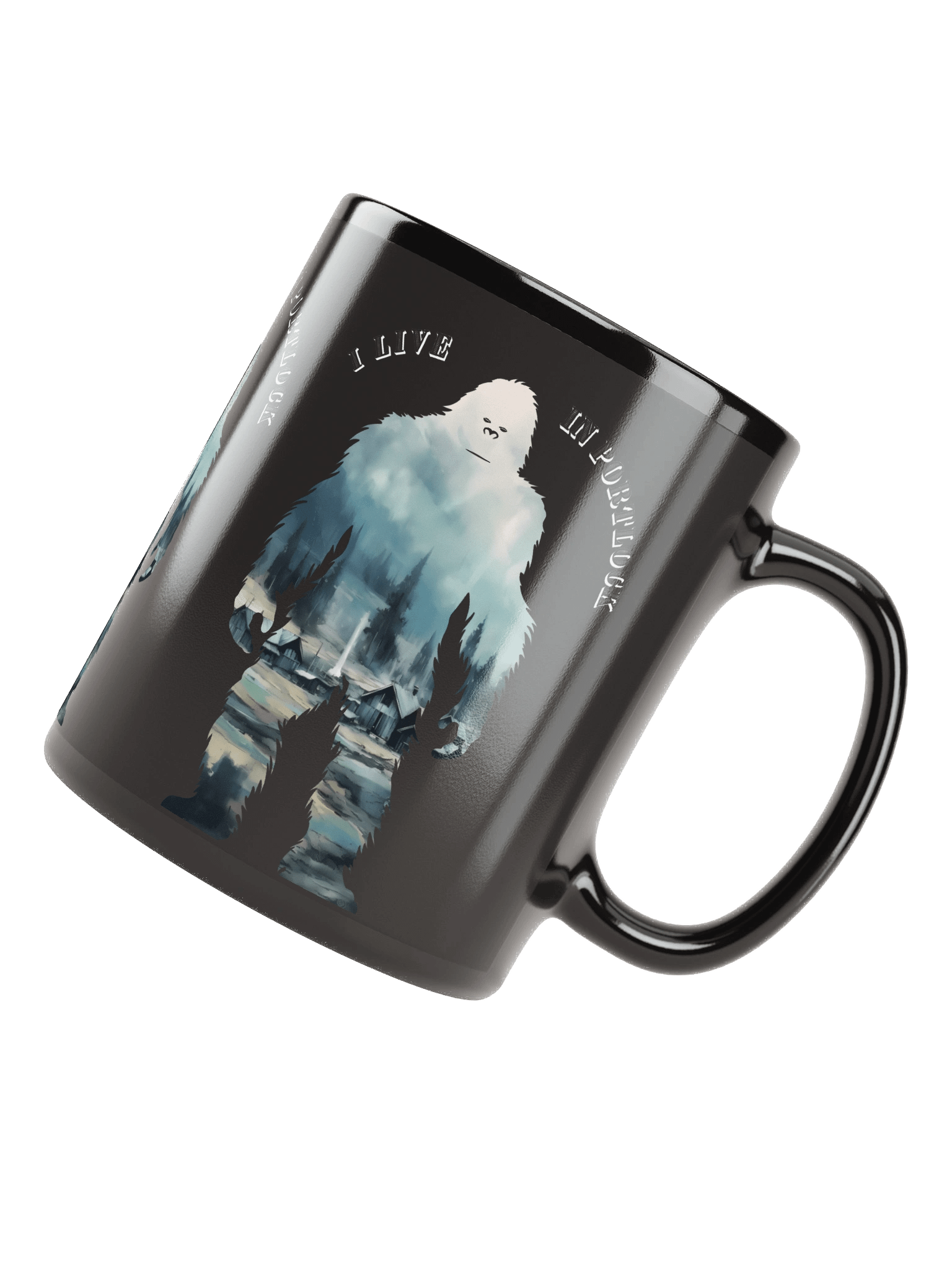 Bigfoot Lover's Scenic Silhouette Mug product image (8)