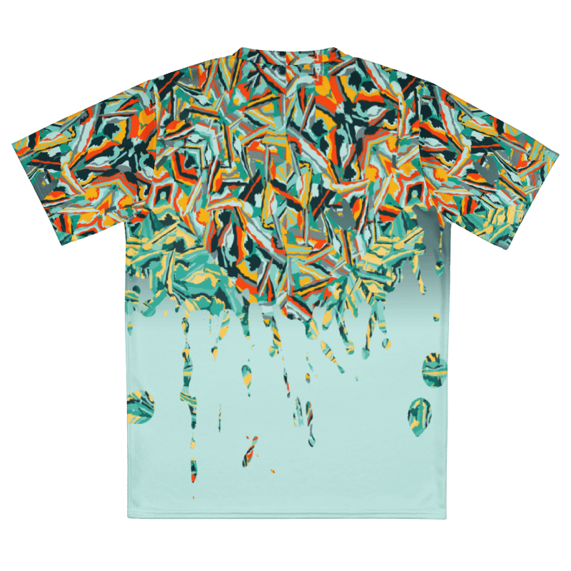Colorful Destruction | Recycled Unisex Sports Jersey product image (6)