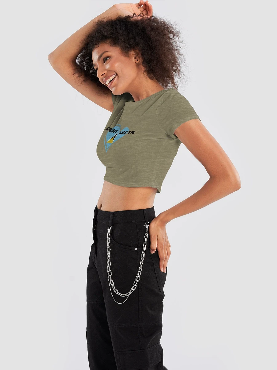 Saint Lucia Love Crop Tee product image (20)