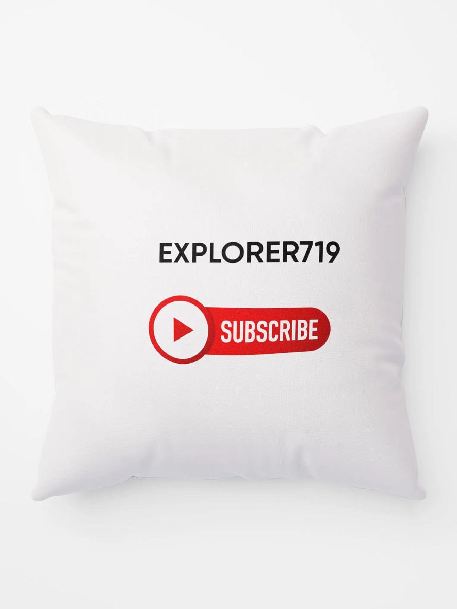 Explorer719 Subscribe Pillow product image (5)