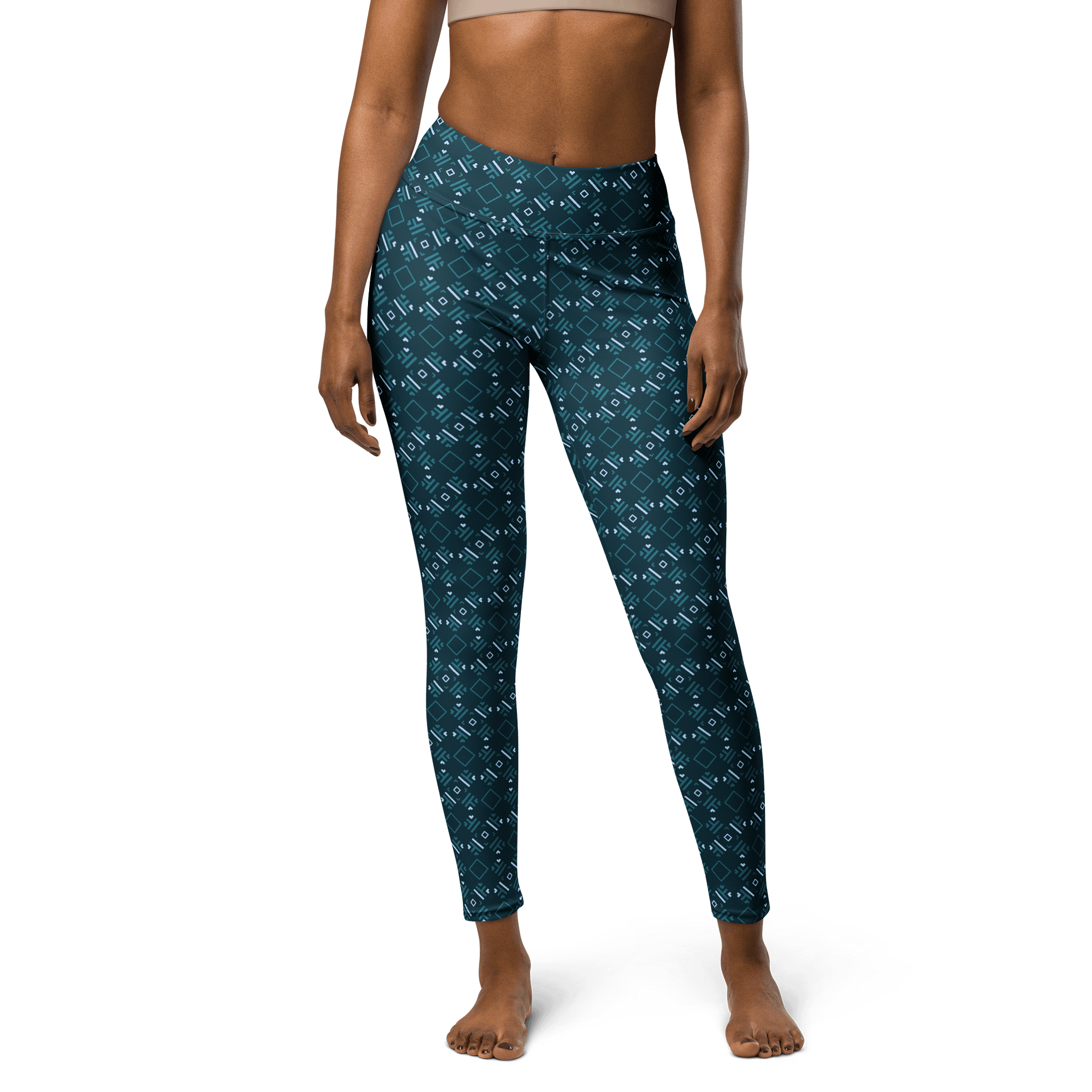 Facet Fantastic Geometric Print Yoga Leggings product image (1)