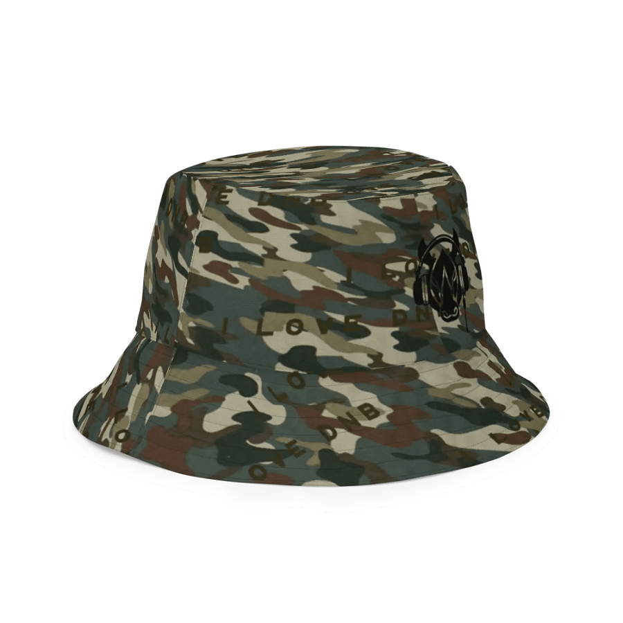 I LOVE DNB Camo Reversible Bucket Hat product image (10)