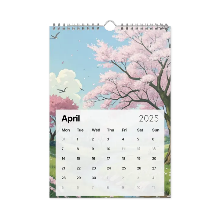 MAGICAL ANIME SEASONS WALL CALENDAR 2025 product image (1)