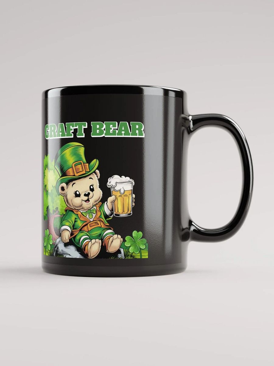 Craft Bear - St. Patrick's Day Black Coffee Mug product image (11)