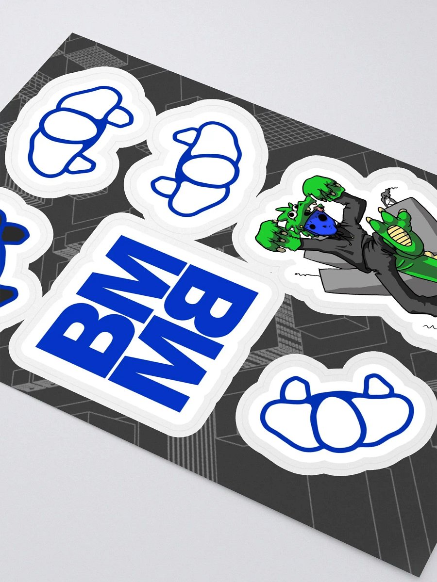 Blue Man Group's Farewell to An Era Fan Kiss Cut Sticker Sheet product image (2)