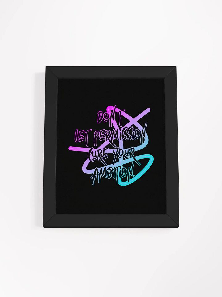 Ambition Framed Poster product image (4)