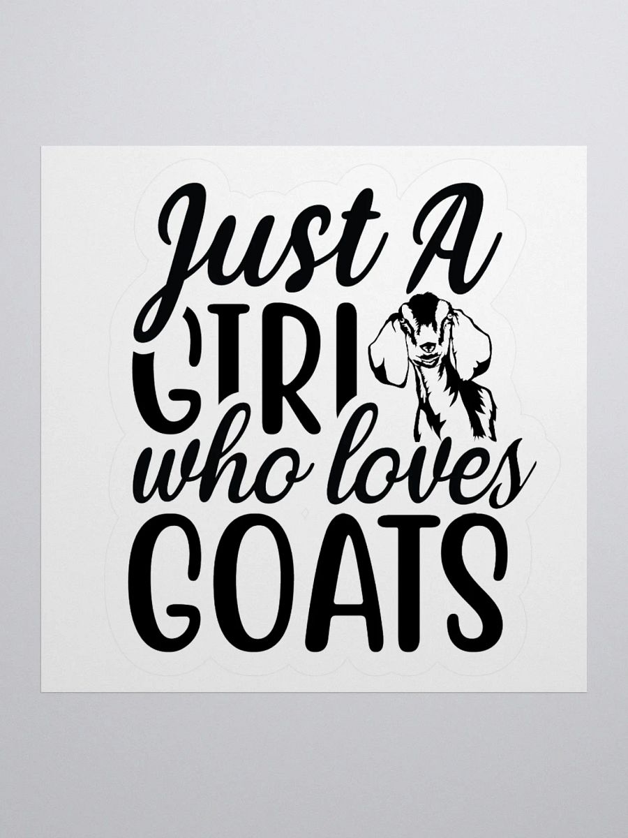 Just a Girl that Loves Nubians KISS Cut Stickers product image (4)
