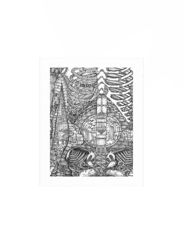 Skeleton - Original Art Print product image (2)