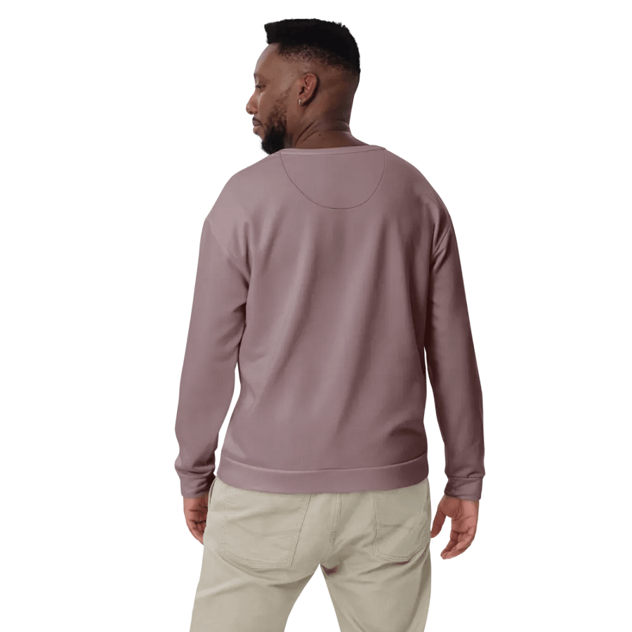Plain Mauve Soft Summer Unisex Recycled Polyester Heavyweight Premium Sweatshirt by Treasure Pie product image (11)