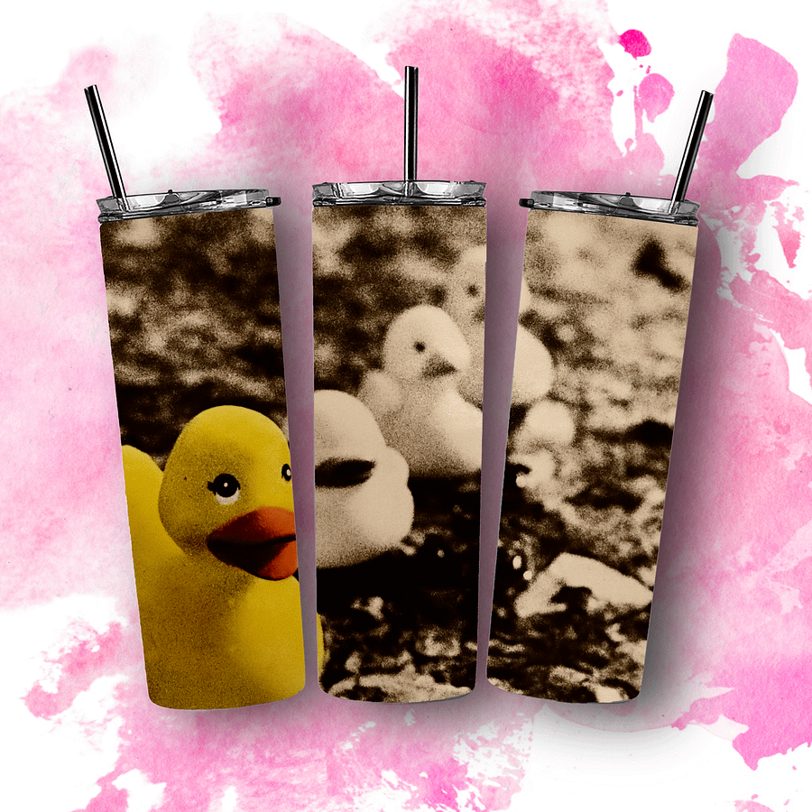 Vintage Quacks Duck Design 20oz Skinny Tumbler product image (1)
