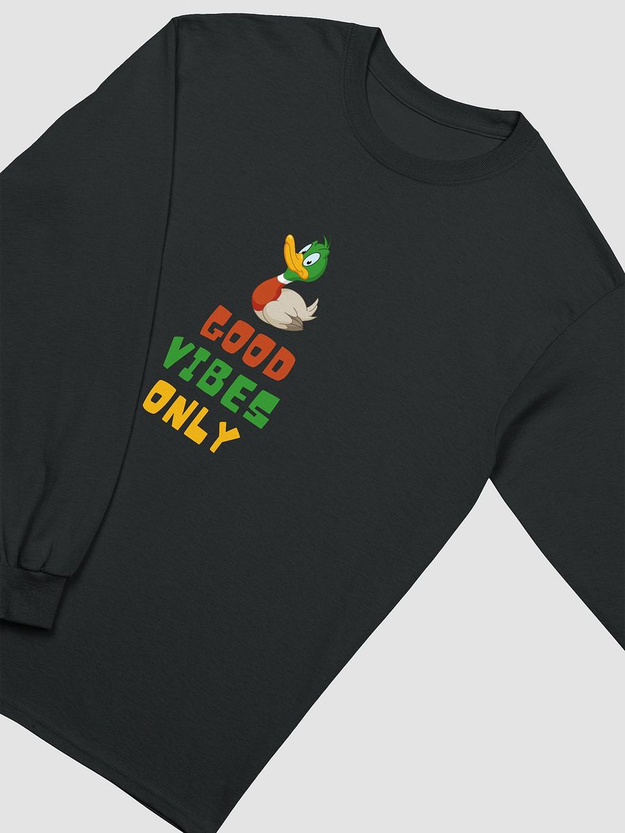 Good Vibes Only Funny Duck Long Sleeve T-Shirt product image (17)