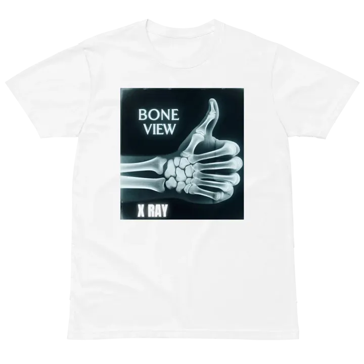 Bone View X-Ray Thumbs-Up T-Shirt product image (2)