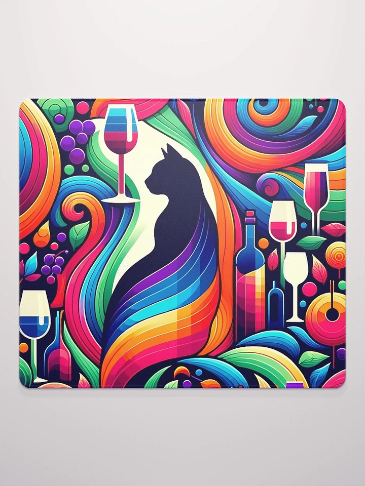 Gaming Mouse Pad: Cats and Wine 3 product image (2)