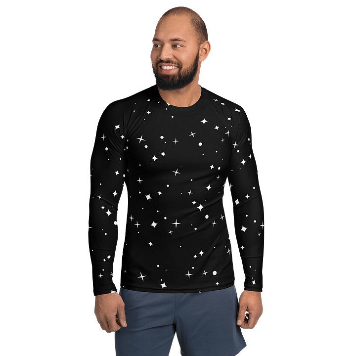 Starry Night Men's Rash Guard product image (1)
