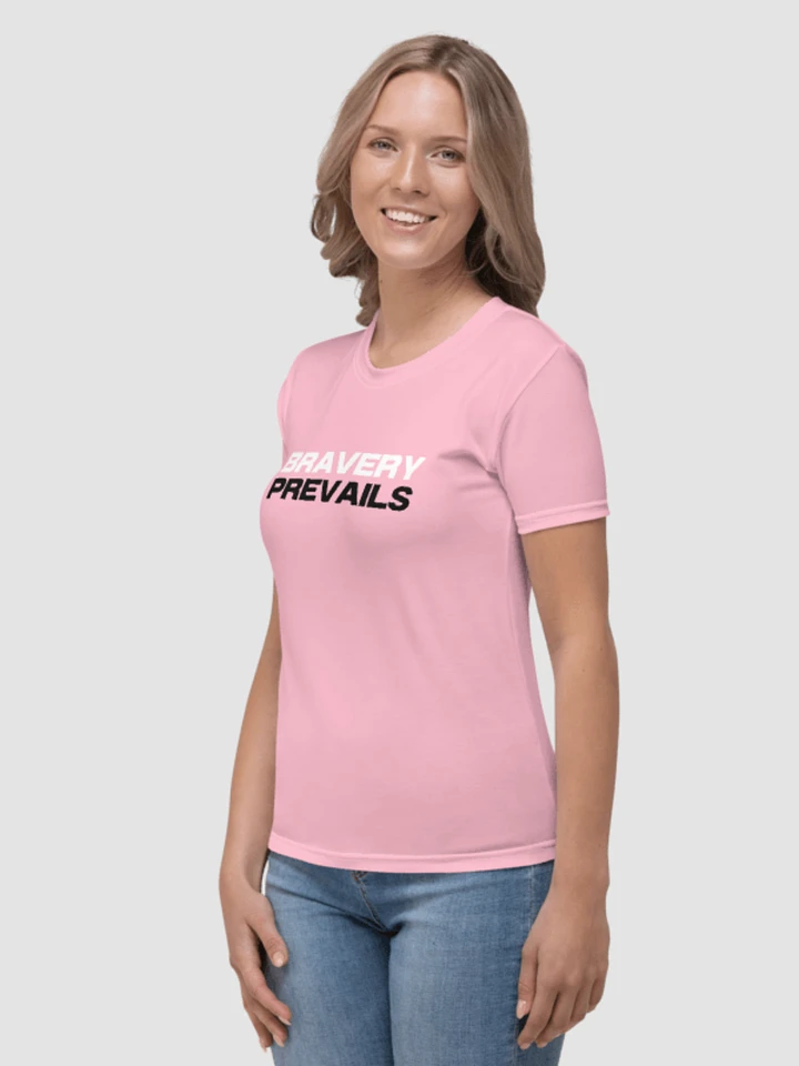 Breast Cancer Awareness: Bravery Prevails T-Shirt - Pink product image (1)