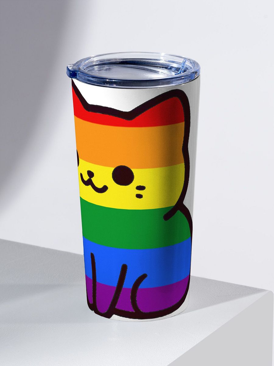 Rainbow Pride Kitty Tumbler Cup product image (2)