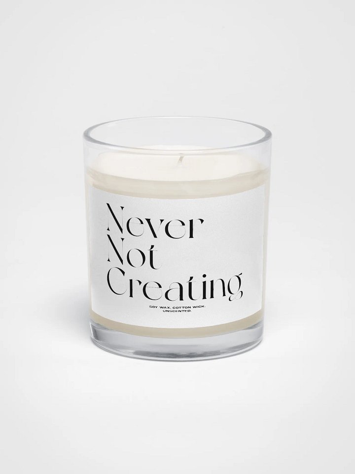 Never Not Creating Soy Wax Candle product image (1)