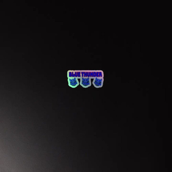 Blue Thunder Holographic Sticker Collection product image (2)