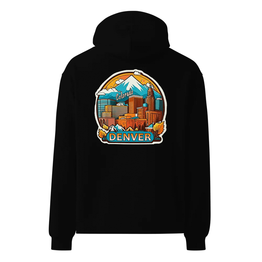 Denver - Colorado Retro Fall Cityscape Hoodie product image (3)