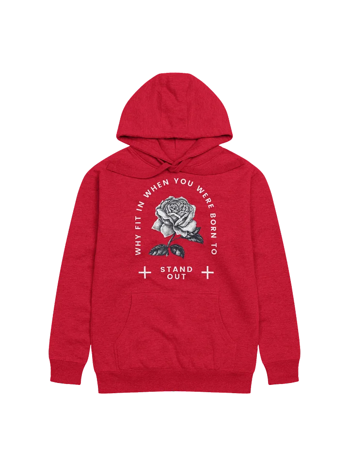 Rose Circular Text Premium Hoodie product image (1)