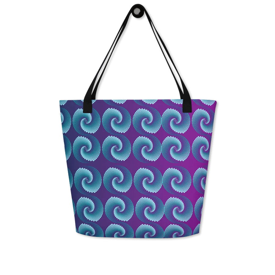 Spiral Symphony Large Tote Bag for arty ladies moms friends product image (5)