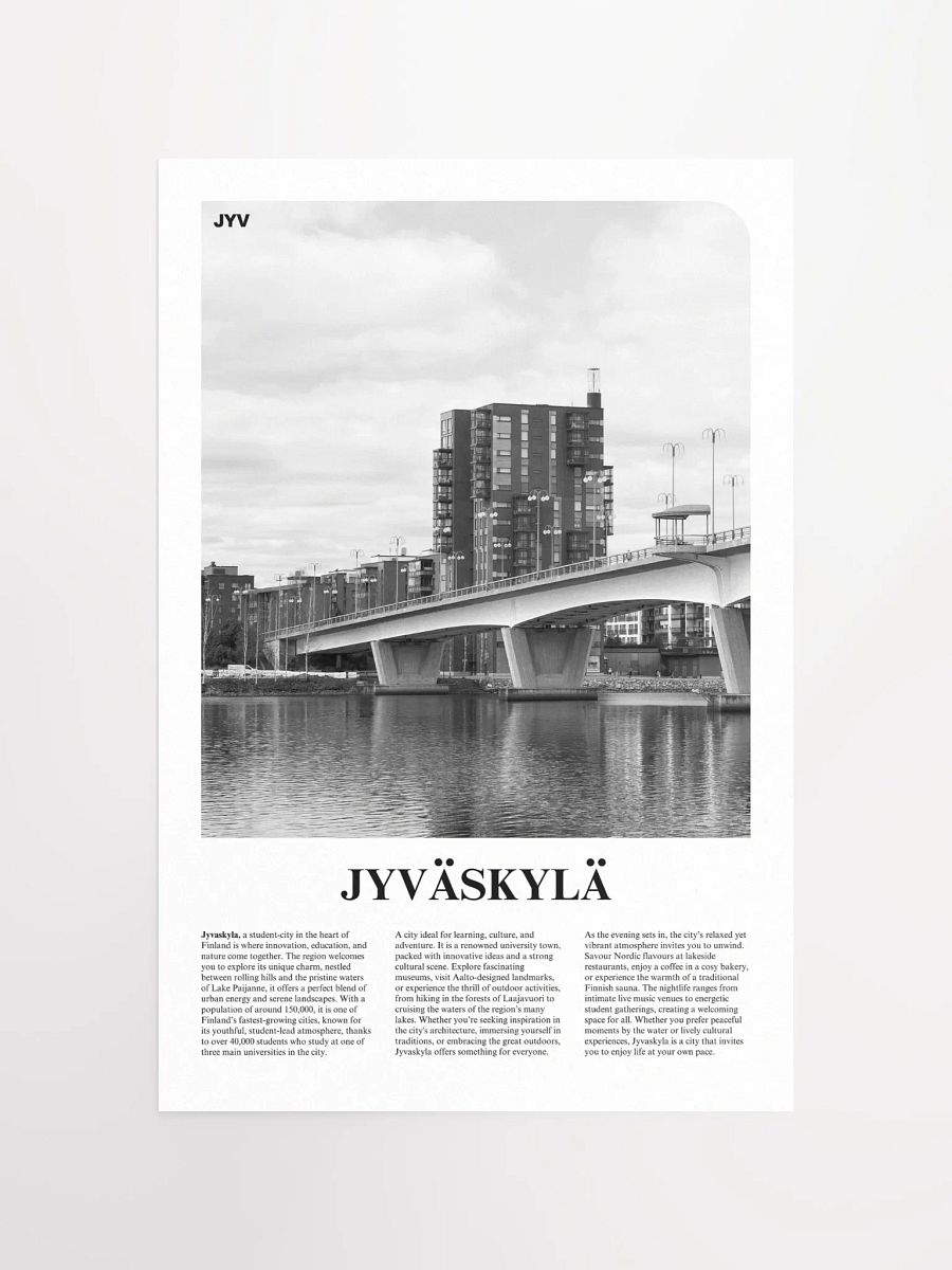 Jyvaskyla 02 Newspaper Poster product image (13)