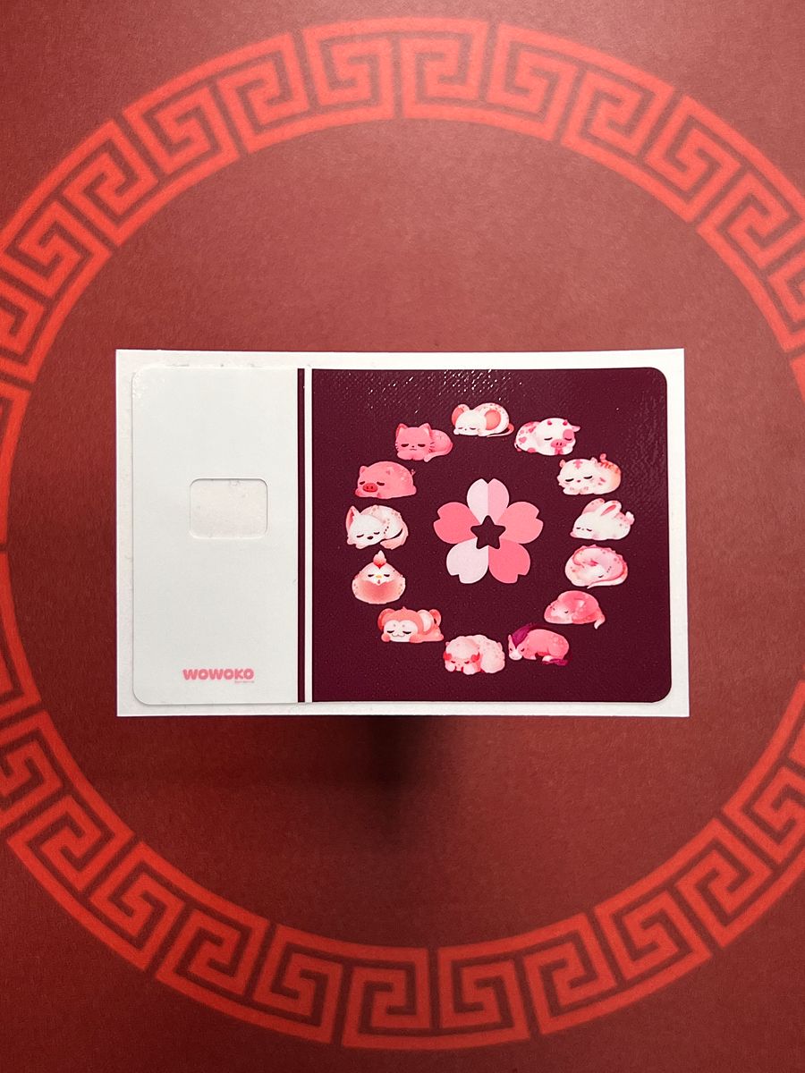 Sleepy Zodiac Animals - Card Skin product image (1)