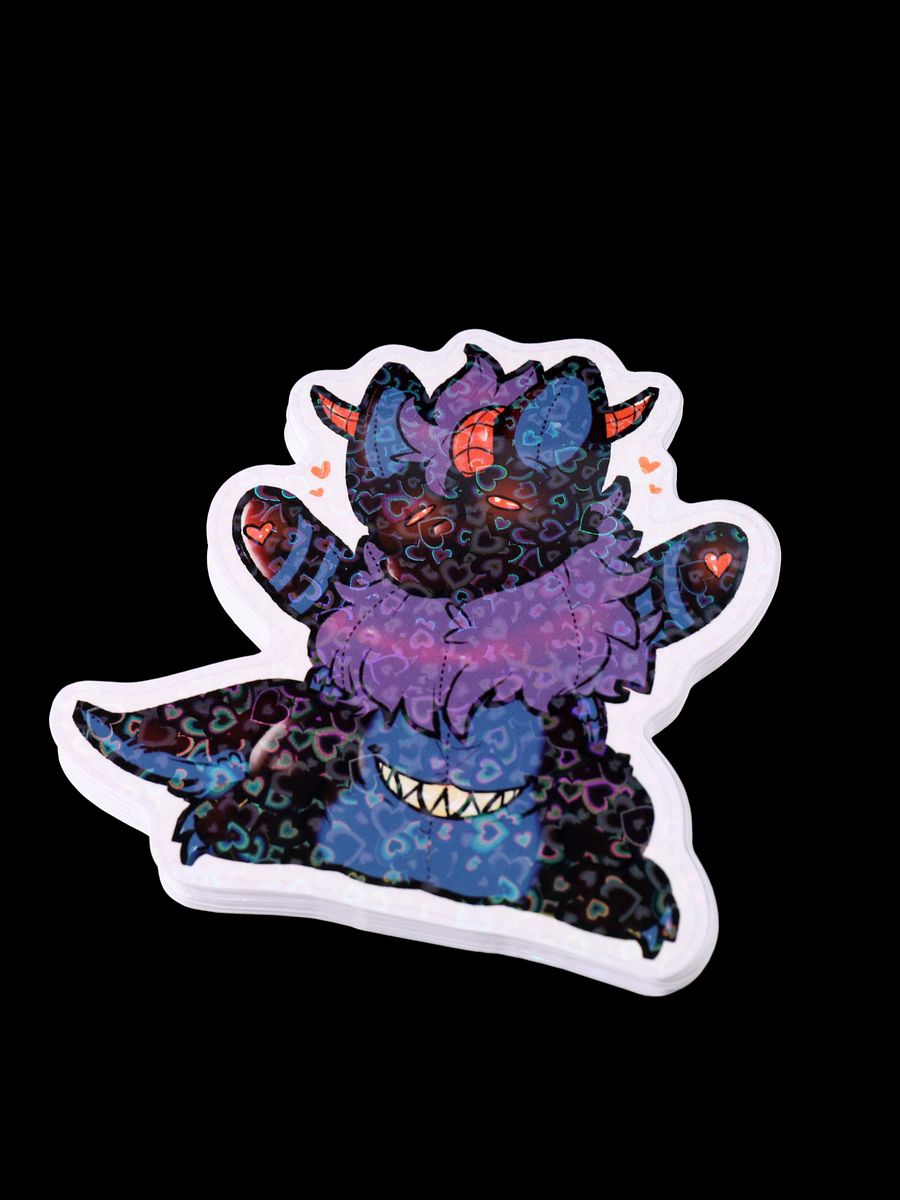Plush Bojangles Holographic Sticker product image (1)