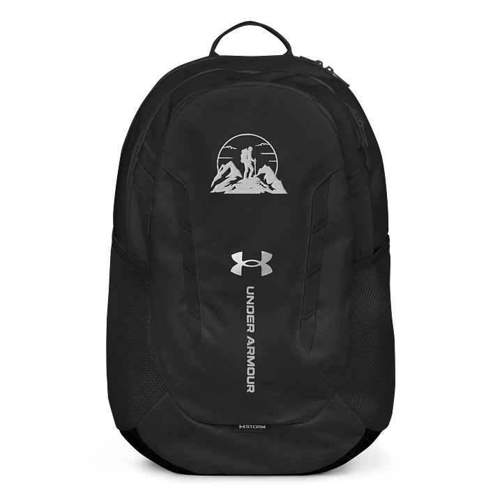 Pixelated Monochrome Backpack Art Print product image (1)