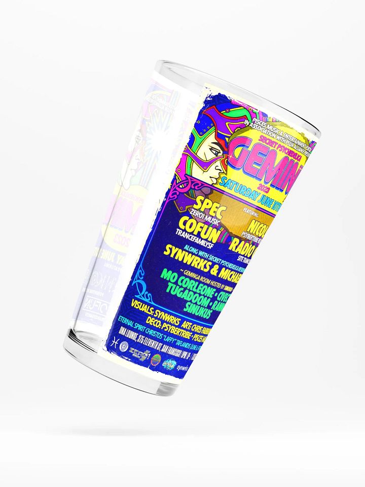Gemini 2023 Shaker Pint Glass product image (2)