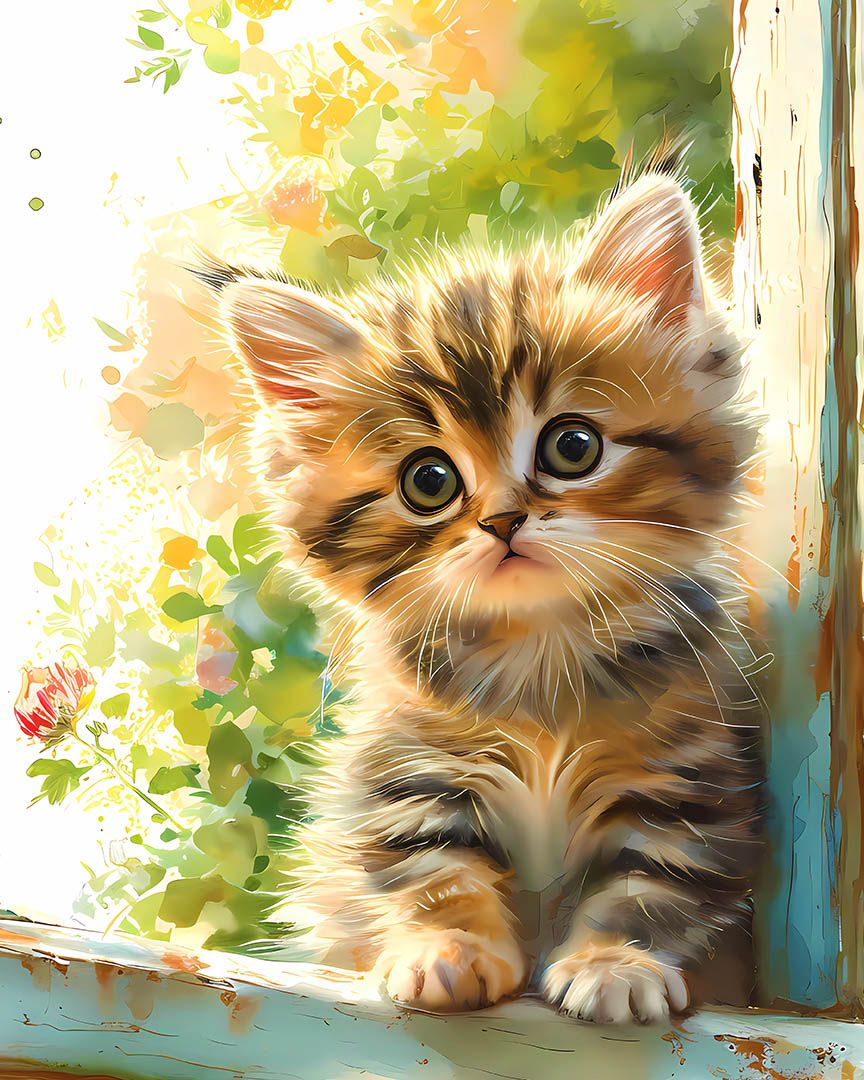 Curious Kitten Poster product image (1)