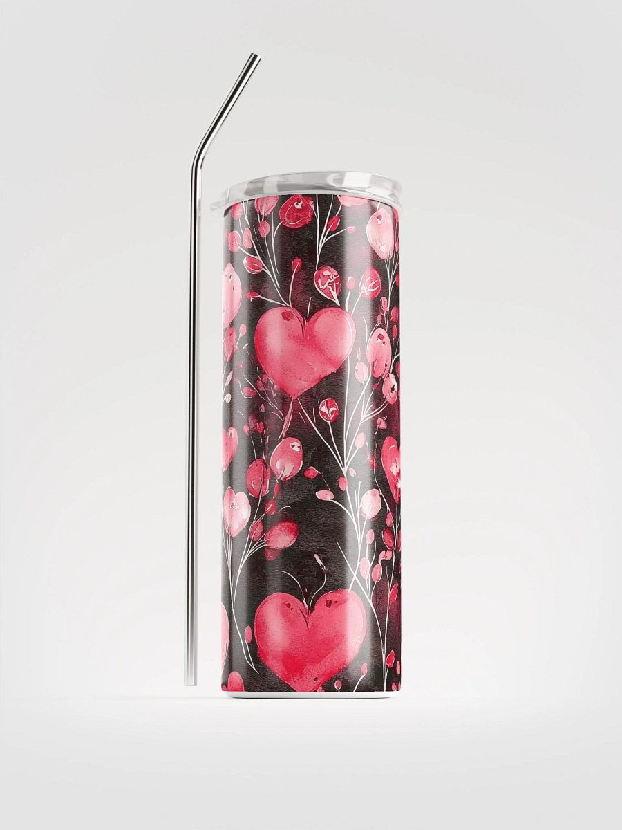 Doodle Hearts Stainless Steel Tumbler product image (1)