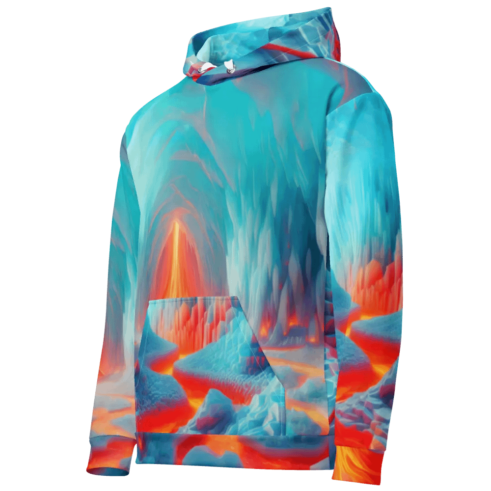 Fire and Ice - Glacial Flow with Lava Heart 27 product image (6)